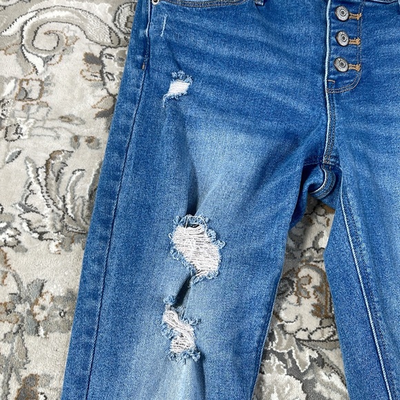 OLD NAVY Rockstar Light Blue Jeans SIZE 8 - Picture 3 of 6